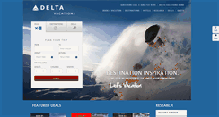 Desktop Screenshot of deltavacationsski.com
