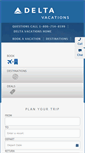 Mobile Screenshot of deltavacationsski.com